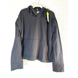 Target All in Motion Womens Pull-over Hoodie Black Pockets Size 1X NWT